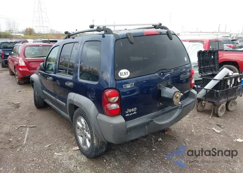 2007 Jeep Liberty Sport from USA, damaged, VIN 1J4GL48K97W542704